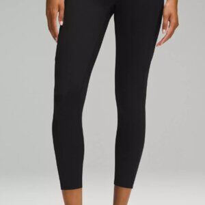 Size 4 lululemon black fast and free leggings with pockets